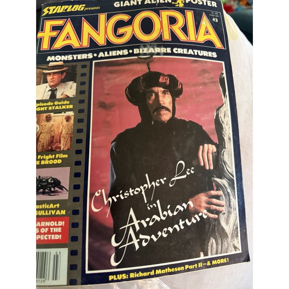 FANGORIA # 3, Christopher Lee, Richard Matheson, The Brood,